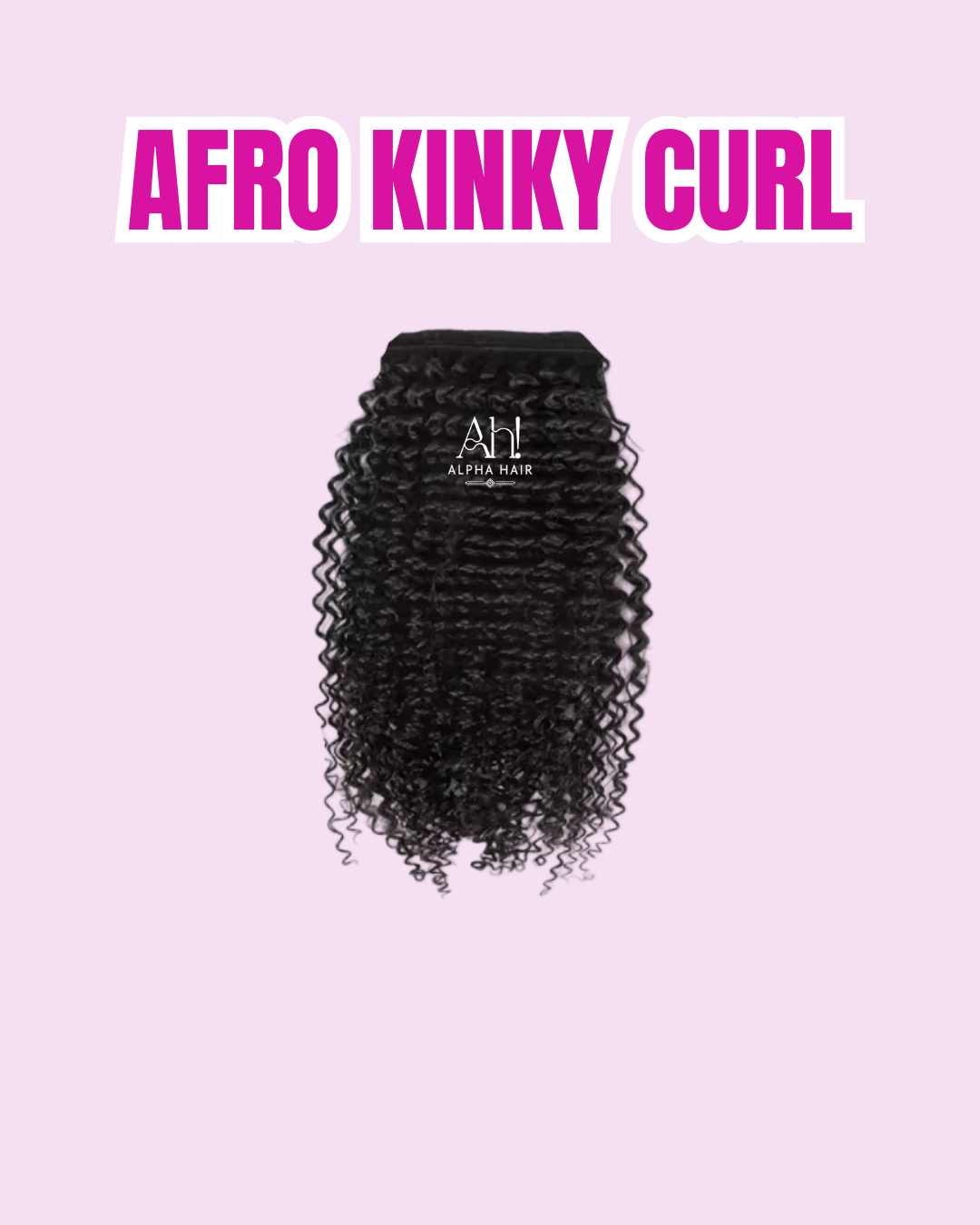 PONYTAIL POSTICHE NATUREL 24' AFRO KINKY CURL